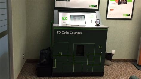 does td bank still have coin machines